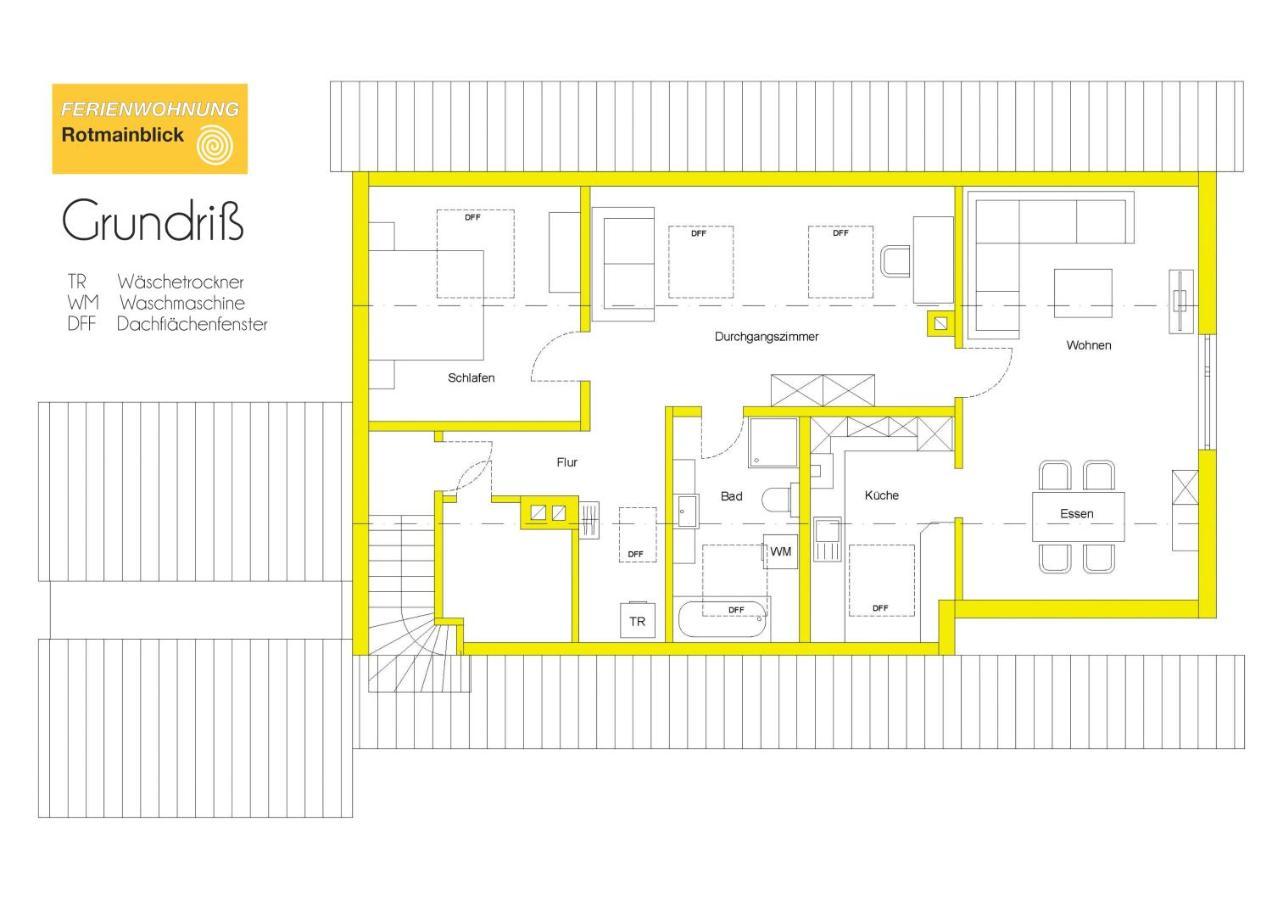 Ferienwohnung Rotmainblick Heinersreuth Zewnętrze zdjęcie